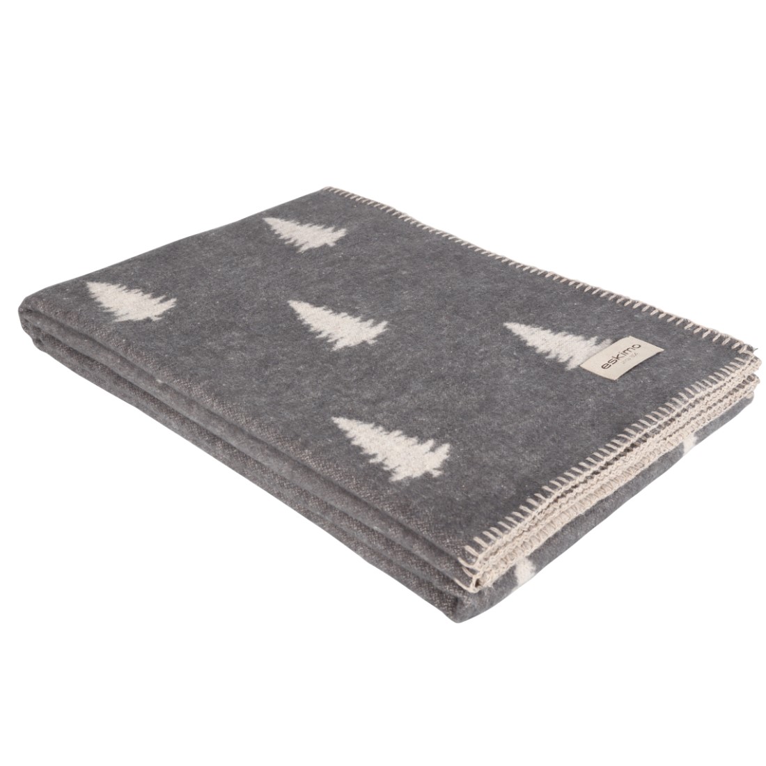 Eskimo Wohndecke Pina weich, pflegeleicht und großzügig in anthrazit