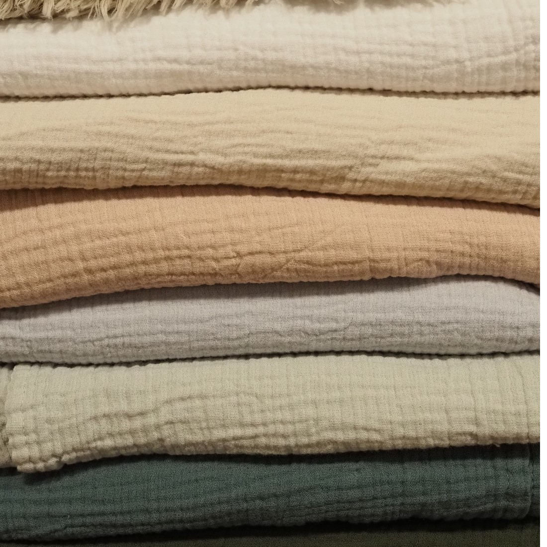 Musselin Decke Nizza von Eskimo 140x210 cm