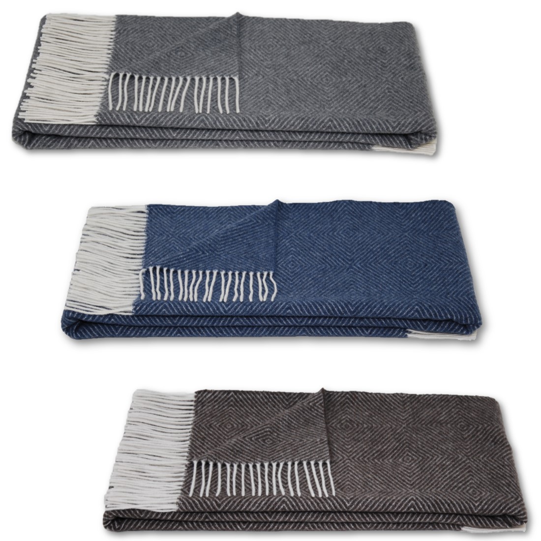 Steinbeck Lammwolle Plaid SOFIA