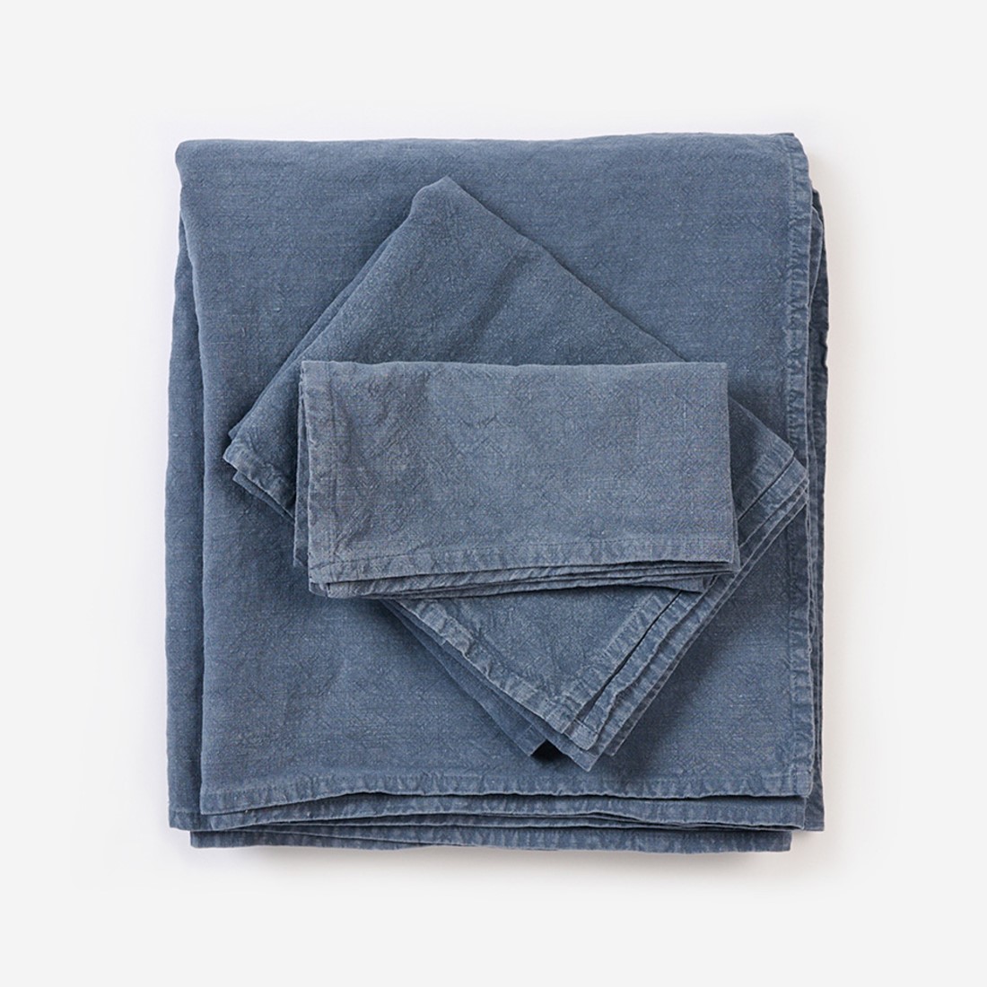 Lavie Tischwäsche Erik aus reinem Leinen Farbe indigo