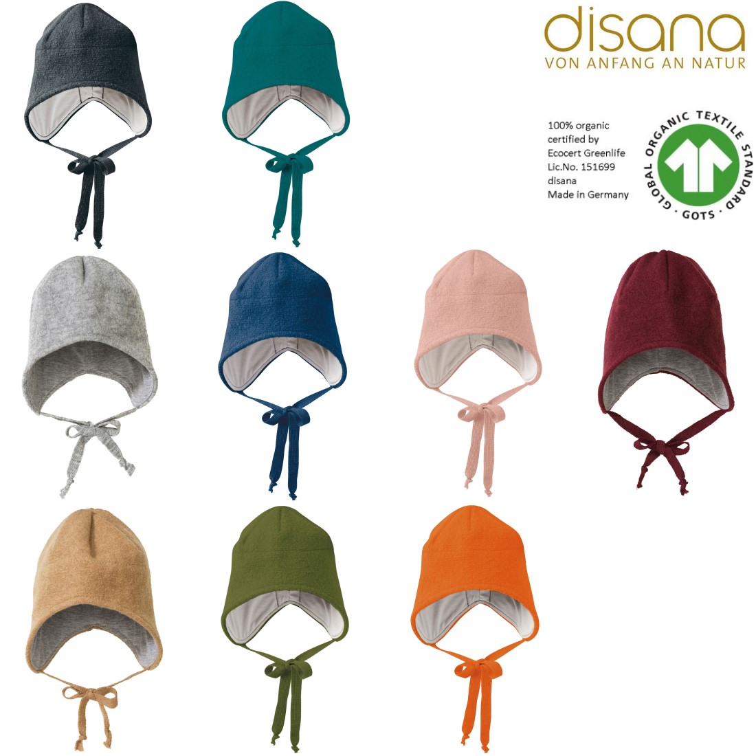 Disana Giacca Per Bambini In Lana Vergine Bio KbT – Antivento, Resistente Alle Intemperie, Taglia 323, Naturale