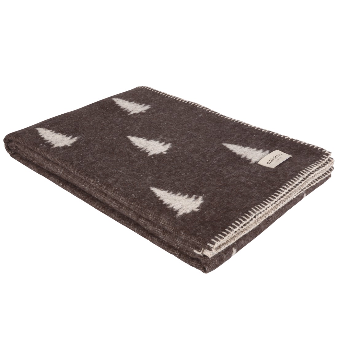 Eskimo Wohndecke Pina PINA – weich, pflegeleicht in dunkelbraun