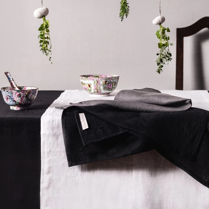 Wohnaccessoires – Tischdecken aus Naturmaterialien