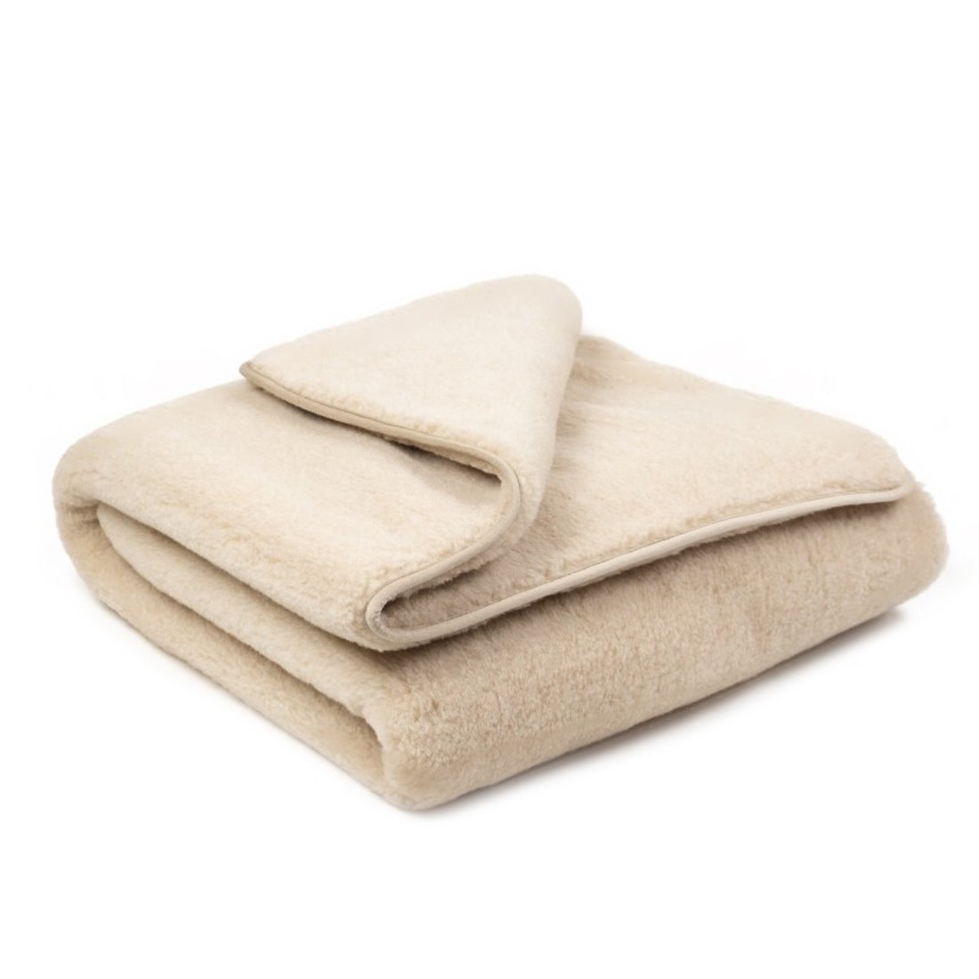 Merino Schurwolle Flor Bettecke IGLU extra dick