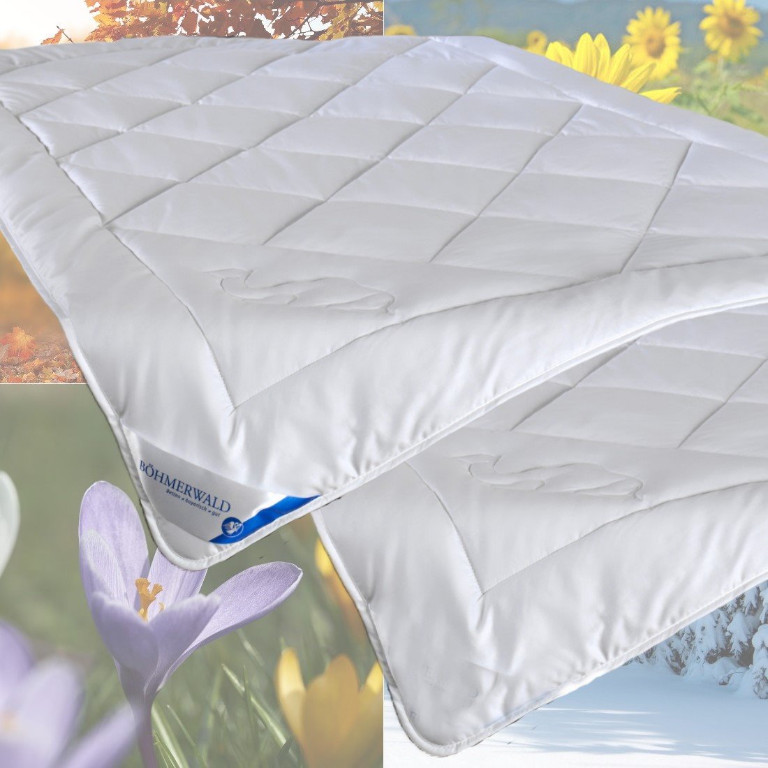 Kamelhaardecke 4 Jahreszeiten Bettdecke