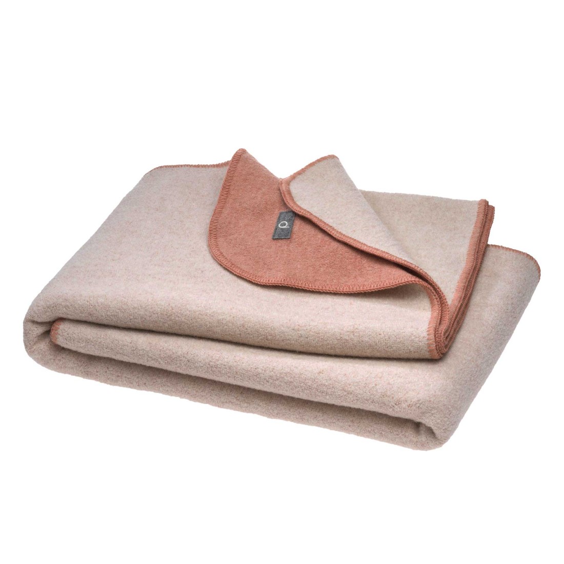 rosane zweifarbige Walk Kinderdecke von Disana