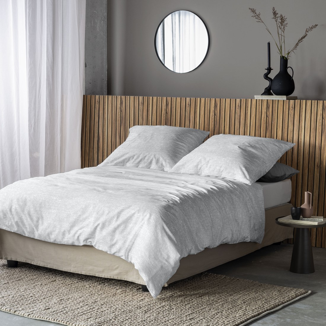 silberne Winterbettwäsche von Irisette